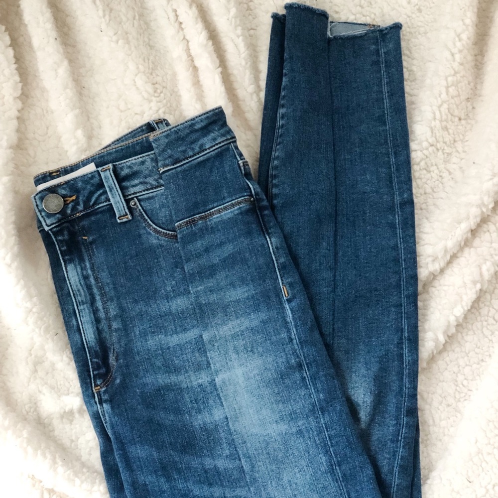 ASOS Tall Cut Waist Skinny Jeans